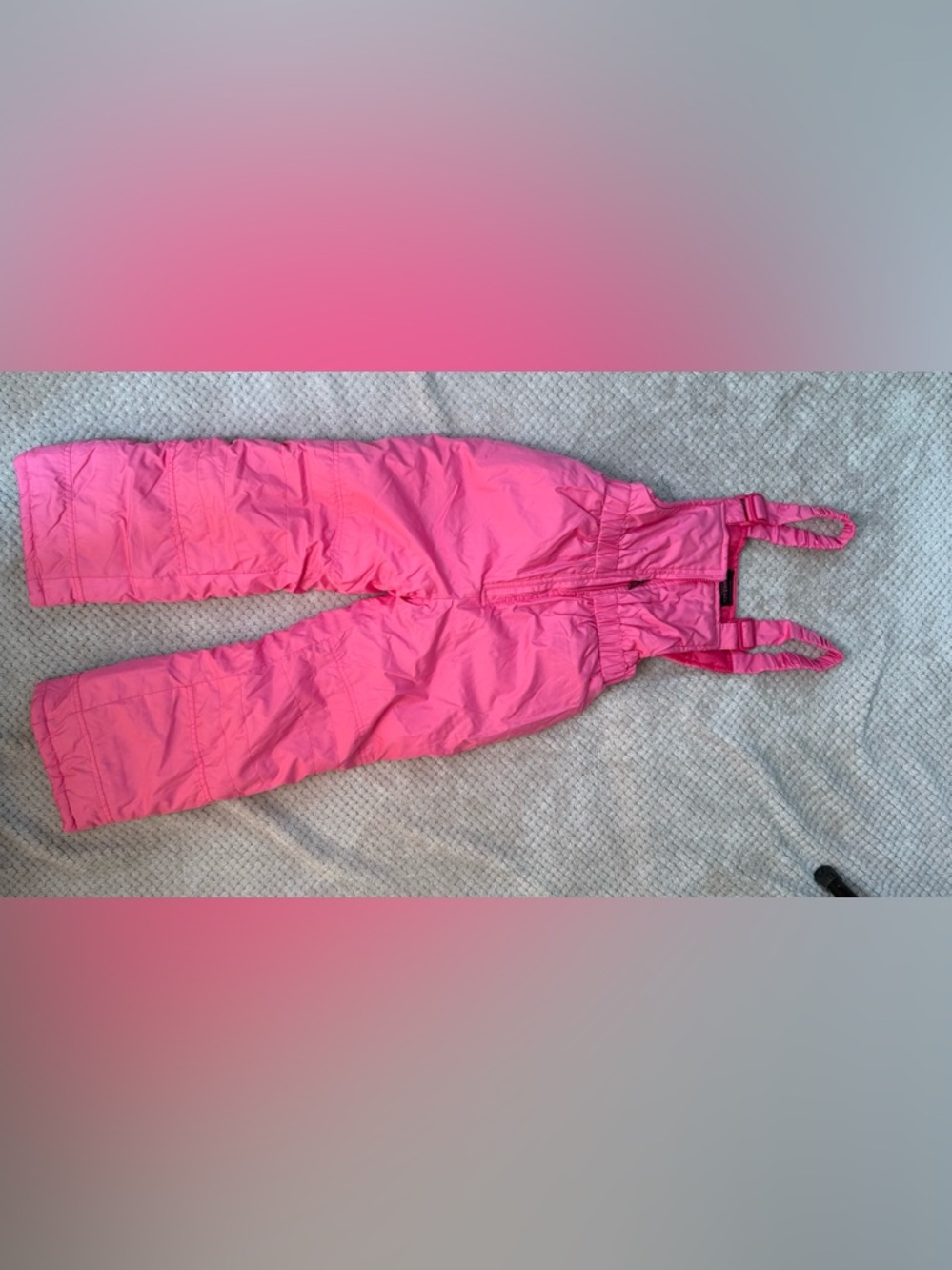 Hawke & Co Pink Kids Snow Overalls